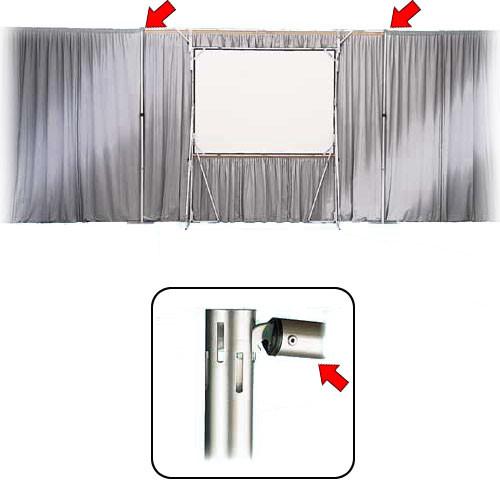 Draper Pipe and Drape Horizontal Drape Supports - 6