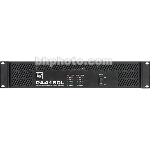 Electro-Voice PA4150L Rackmount 4-Channel 150W Power Amplifier