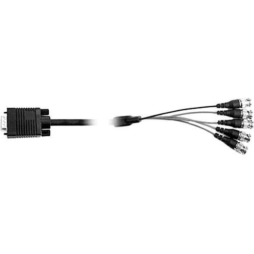 Hosa Technology RGB-503 Breakout Cable HDB15 Male to BNC Male x5 - 3