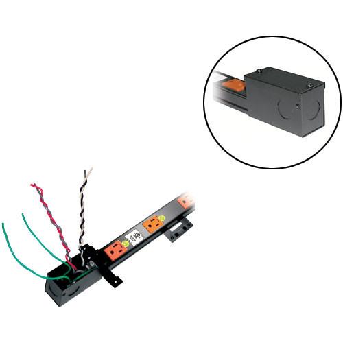 Middle Atlantic PDT-2X1015T 15-Amp PDT Thin Power Strip with Outlets and Top-Mounted J-Box