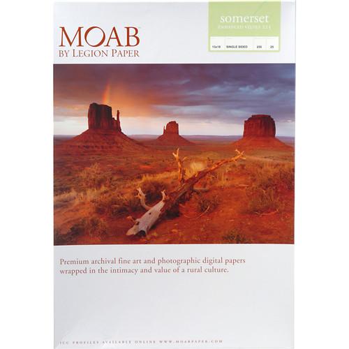 Moab Somerset Enhanced Velvet 225 Archival Photo Inkjet Paper
