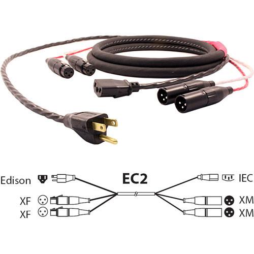 Pro Co Sound EC2 Siamese Twin AC & Audio Combo Cable- 75
