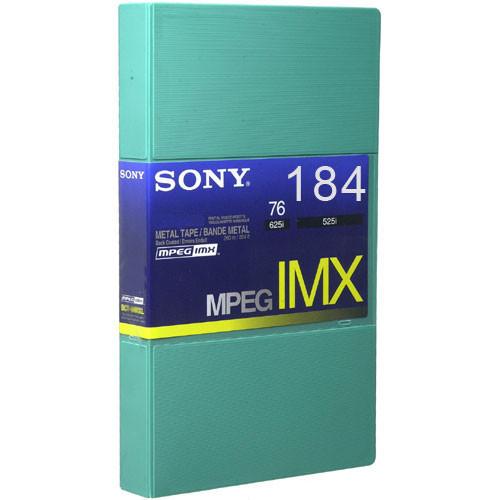 Sony BCT184MXL MPEG IMX Video Cassette, Large
