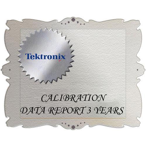 Tektronix D3 Calibration Data Report for HD3G7