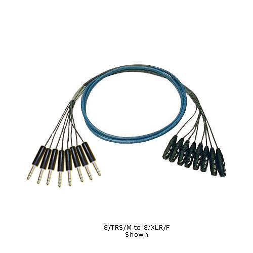 Whirlwind Medusa Multitrack 16 Channel 1 4" TRS Male to XLR Female Snake - 10