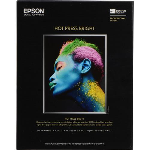 Epson Hot Press Bright Paper