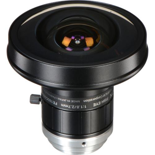 Fujinon FE185C086HA-1 1" C Mount 2.7mm f 1.8 5 Megapixel Manual Iris Fisheye Lens