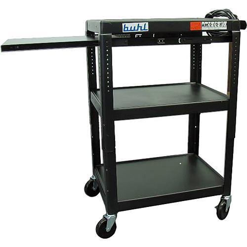 HamiltonBuhl EXTM4226E-5 Height Adjustable AV Media Cart
