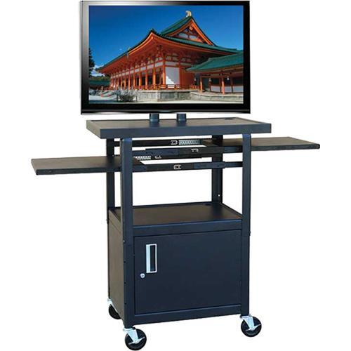 HamiltonBuhl PLCAB4226E Wide Body Flat Panel TV Cart with Locking Cabinet