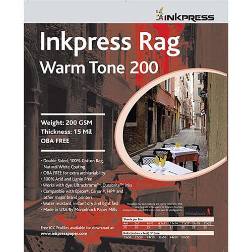 Inkpress Media Rag Warm Tone 200 Paper