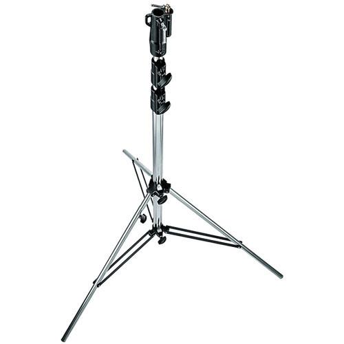 Manfrotto 126CSU Heavy Duty Chrome Plated Steel Stand with Leveling Leg - 10.9