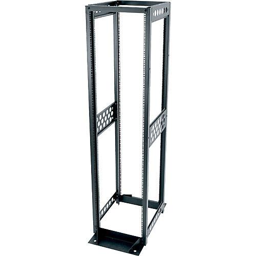 Middle Atlantic R4CN-4524B R4 Series 24" Deep 45U Four-Post Open-Frame Rack with Cage-Nut Style Rails