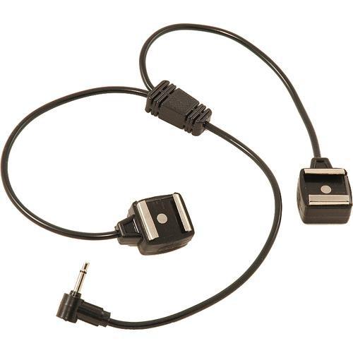 Paramount PMMY2HSFM Y-Sync Cord - Miniphone to 2 Female Hot Shoes