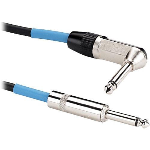 Samson Tourtek Series 1 4" Mono Male to 1 4" Mono Right-Angle Male Instrument Cable - 3