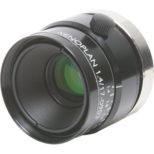 Schneider 21041831 2 3" 17mm f 1.4 C-Mount Xenoplan Compact Lens, Manual Focus, Manual Iris, Ring Lock
