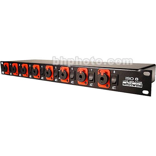 Whirlwind ISO-8 - 8 Channel Line Level Isolator and Balancer
