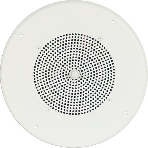 Bogen Communications Ceiling Speaker Assembly with S810 8" Cone , Recessed Volume Control & Screw-Terminal Bridge