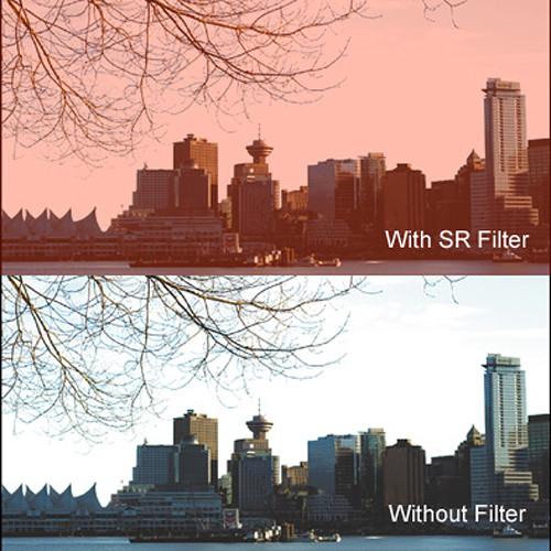 Cavision 5.65 x 5.65" Solid Red 1 Glass Filter