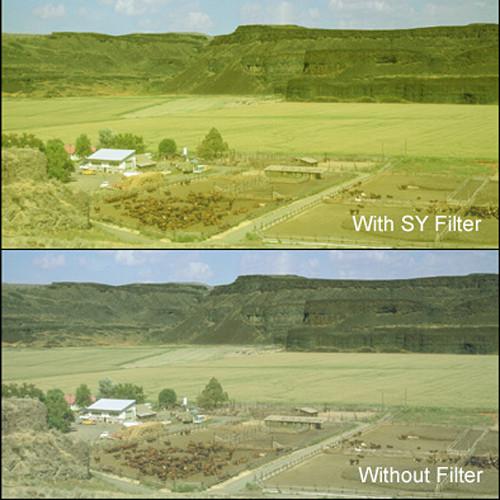 Cavision 5.65 x 5.65" Solid Yellow 2 Glass Filter