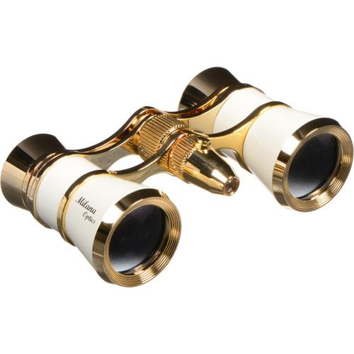 LaScala Optics 3x25 Aida Opera Glasses with Red Flashlight