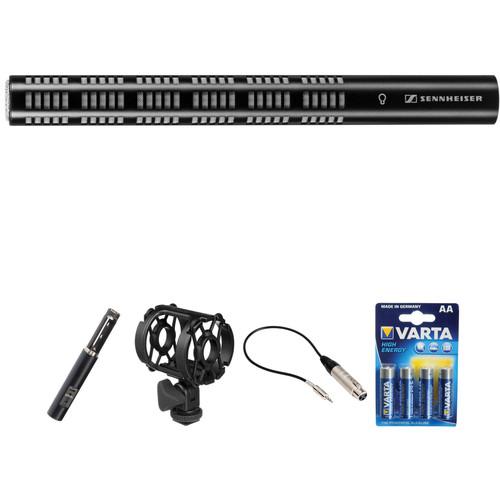 Sennheiser ME66 K6 - Super-Cardioid Short Shotgun Condenser Microphone Kit