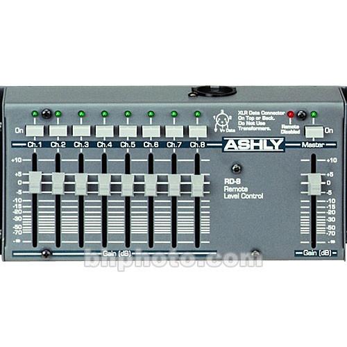 Ashly RD-8C - 8-Channel Desktop Remote for VCM-88C