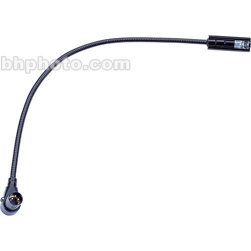 Littlite 18X-R - Low Intensity Gooseneck Lamp with 3-pin Right Angle XLR Connector