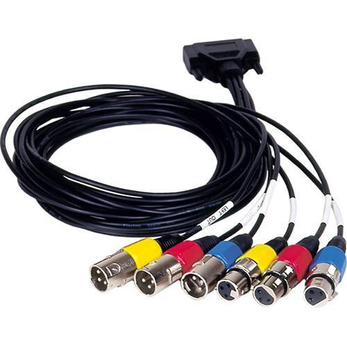 Lynx Studio Technology DB-25 Male to 3 XLR Male & 3 XLR Female Audio Cable for LynxONE Card - 6