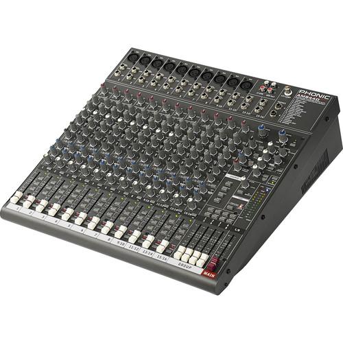 Phonic AM 844D 8-Mic Line 4-Stereo Mixer with DFX and USB Interface