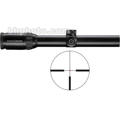 Schmidt & Bender 1.1-4x24 Zenith Waterproof & Fogproof Riflescope with Illuminated #7 FlashDot Reticle