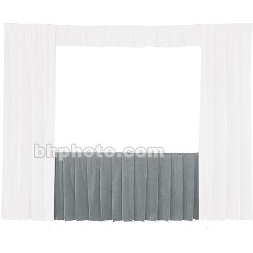 Da-Lite Fast-Fold Standard and Deluxe Skirt Gray 41150G