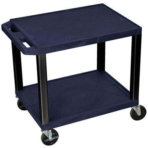 Luxor WT26ZE-B Tuffy Open Shelf A V Cart