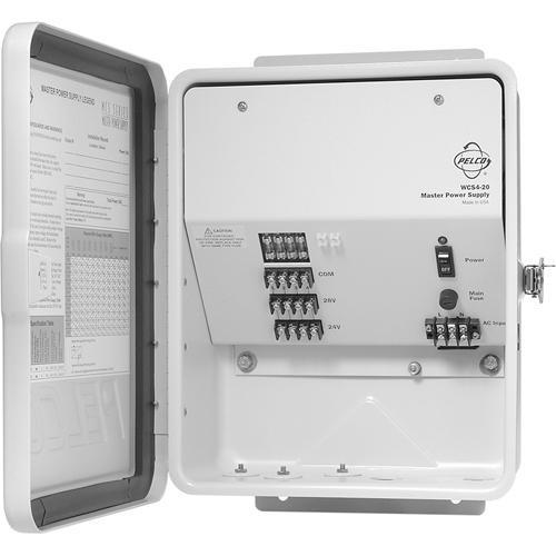 Pelco WCS4-20B Outdoor 4-Output 24VAC 12A Power Supply w Circuit Breaker