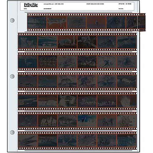Print File Archival Storage Page for Negatives, 35mm
