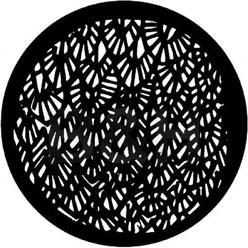 Rosco Standard Steel Gobo #7102 - Abstract Leaves - Size A 100mm