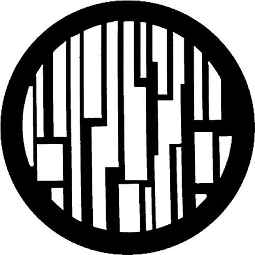 Rosco Standard Steel Gobo #7208 - Abstract Skyline - Size B 86mm