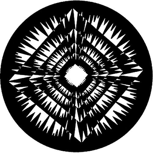 Rosco Standard Steel Gobo #7615 - Jagged Squares - Size B 86mm