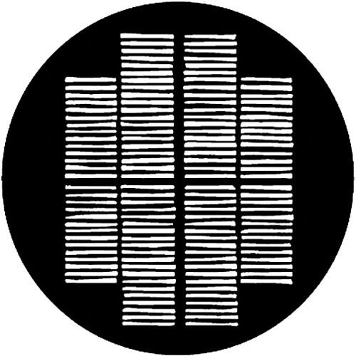 Rosco Standard Steel Gobo #7701 - Shutters - Size B 86mm
