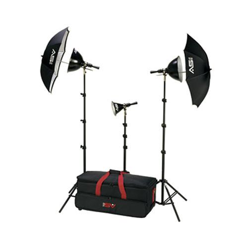 Smith-Victor K6RC 3-Light 1250 Watt Adapta-Light Home Portrait Kit