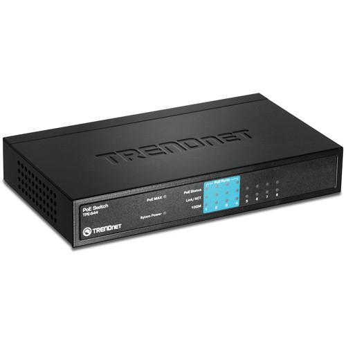 TRENDnet 8-Port 10 100Mbps PoE Switch, TRENDnet, 8-Port, 10, 100Mbps, PoE, Switch