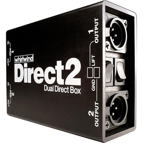 Whirlwind DIRECT2 - Passive, Two Channel Direct Box