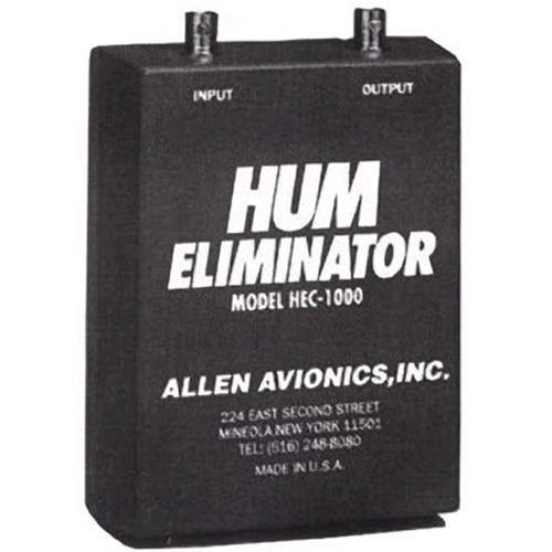 Allen Avionics HEC-1000 Video Hum Eliminator, Video Noise and Hum Eliminator, One I O, 75 ohms, ABS Plastic housing