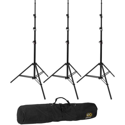 Kino Flo Medium Duty 3-Stand Kit with Carry Bag