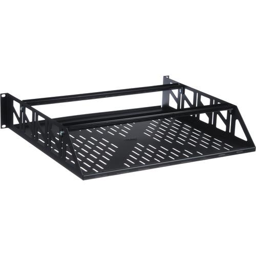 Middle Atlantic RC2 2-Space Clamping Rackshelf - Black Powder Coat