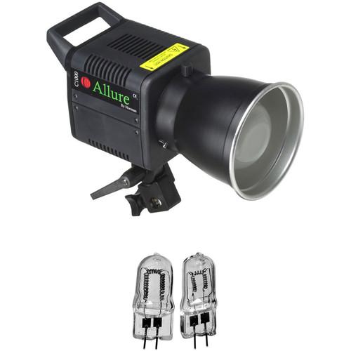 Norman Allure C1000 Open Face Tungsten Light with Bulbs