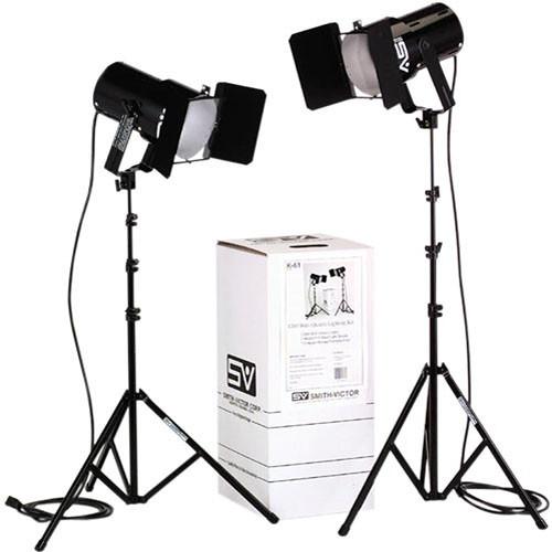 Smith-Victor K61 2-Light 1200 Watt Controlled Quartz Kit
