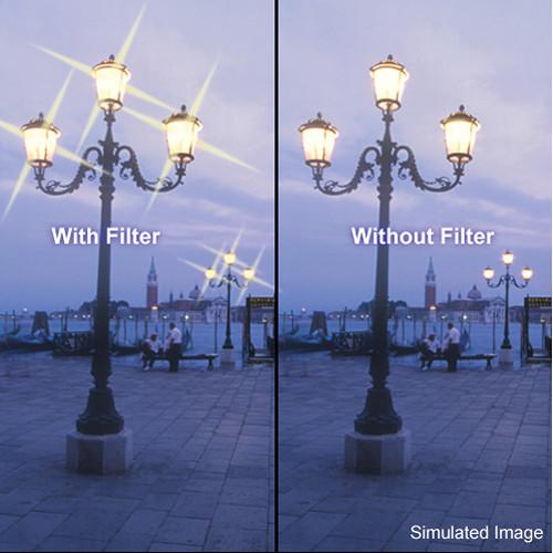 Tiffen 6.6 x 6.6" 4 Point 4mm Grid Star Effect Glass Filter