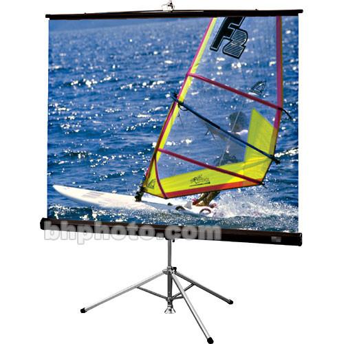 Draper Diplomat R Portable Tripod Projection Screen - 69 x 92" - 120" Diagonal - Video Format - Matte White with Black Carpet Case