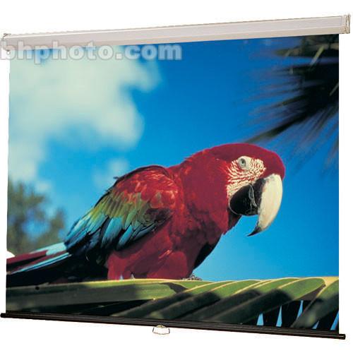 Draper Luma Manual Projection Screen - Wall or Ceiling Mounted - Non-Tensioned - 70 x 70" - 99" Diagonal - Square Format - Matte White
