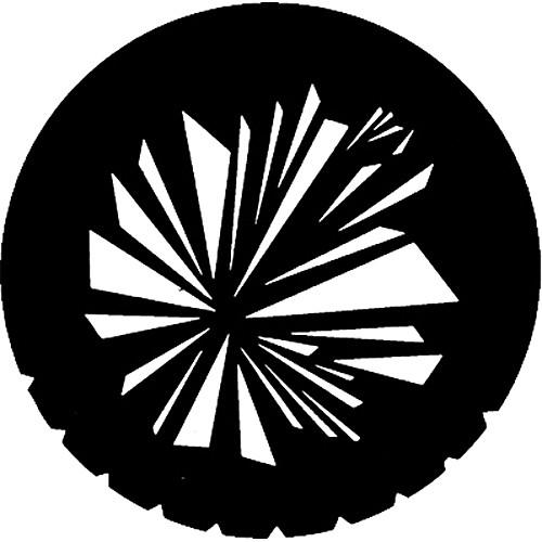 Rosco Standard Steel Gobo #7795 - Shattered - Size B 86mm